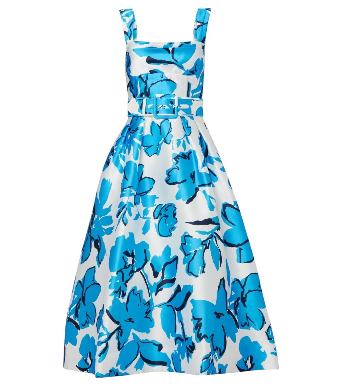 Rebecca Vallance Henrietta belted brocade gown Rebecca Vallance