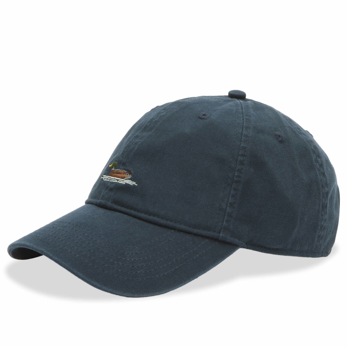 Foret Men's Duck Washed Cap in Navy 