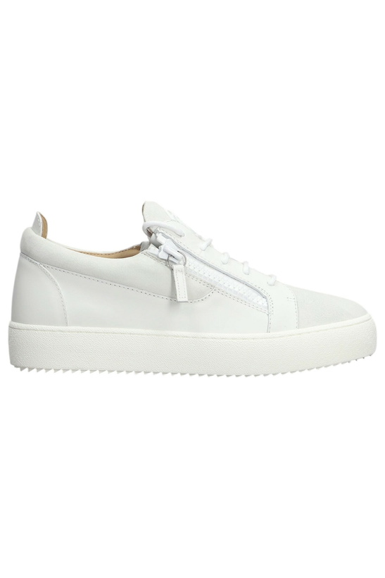 Photo: Giuseppe Zanotti Gz94 Sneakers In Grey Suede
