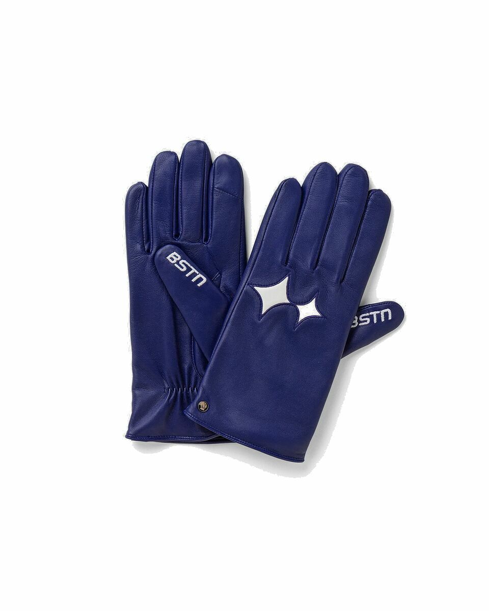 Photo: Bstn Brand Roeckl X Bstn Brand Touch Gloves Men Blue - Mens - Gloves