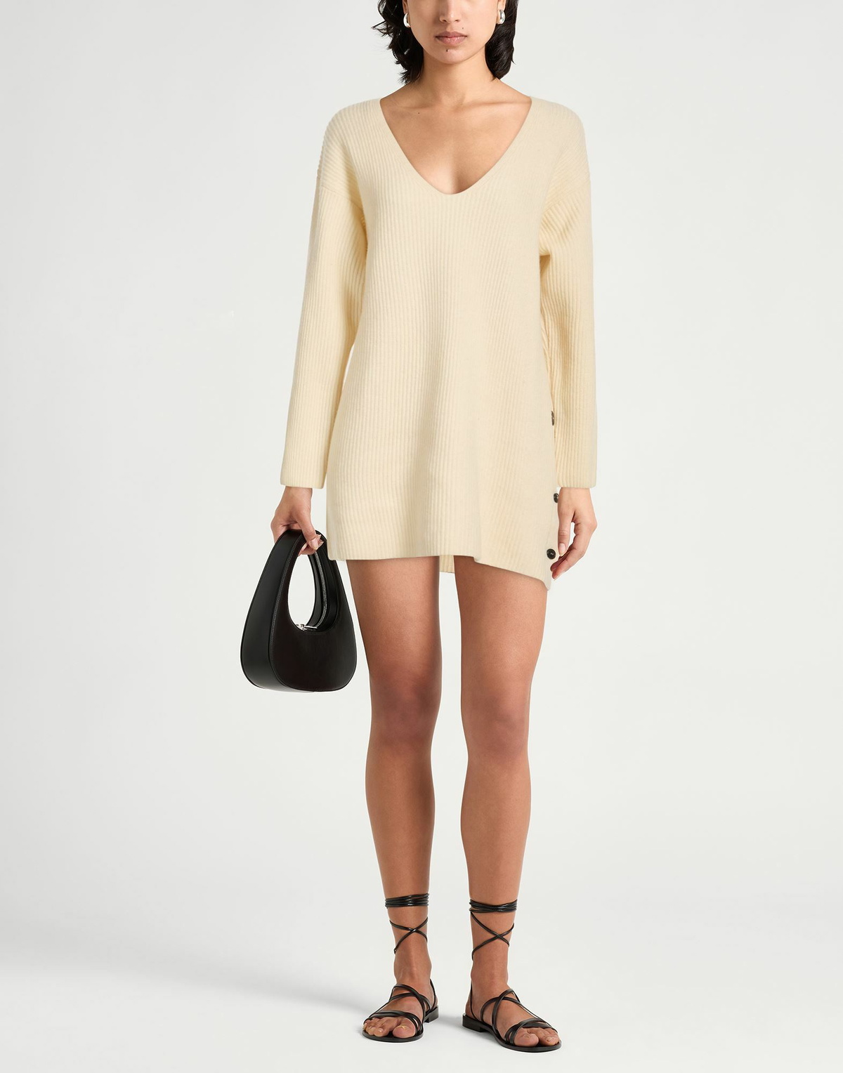 Jucca Womens Mini dress Ivory
