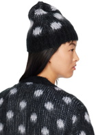 Marni Black & White Polka Dot Beanie