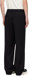 Hugo Black Elasticized Trousers