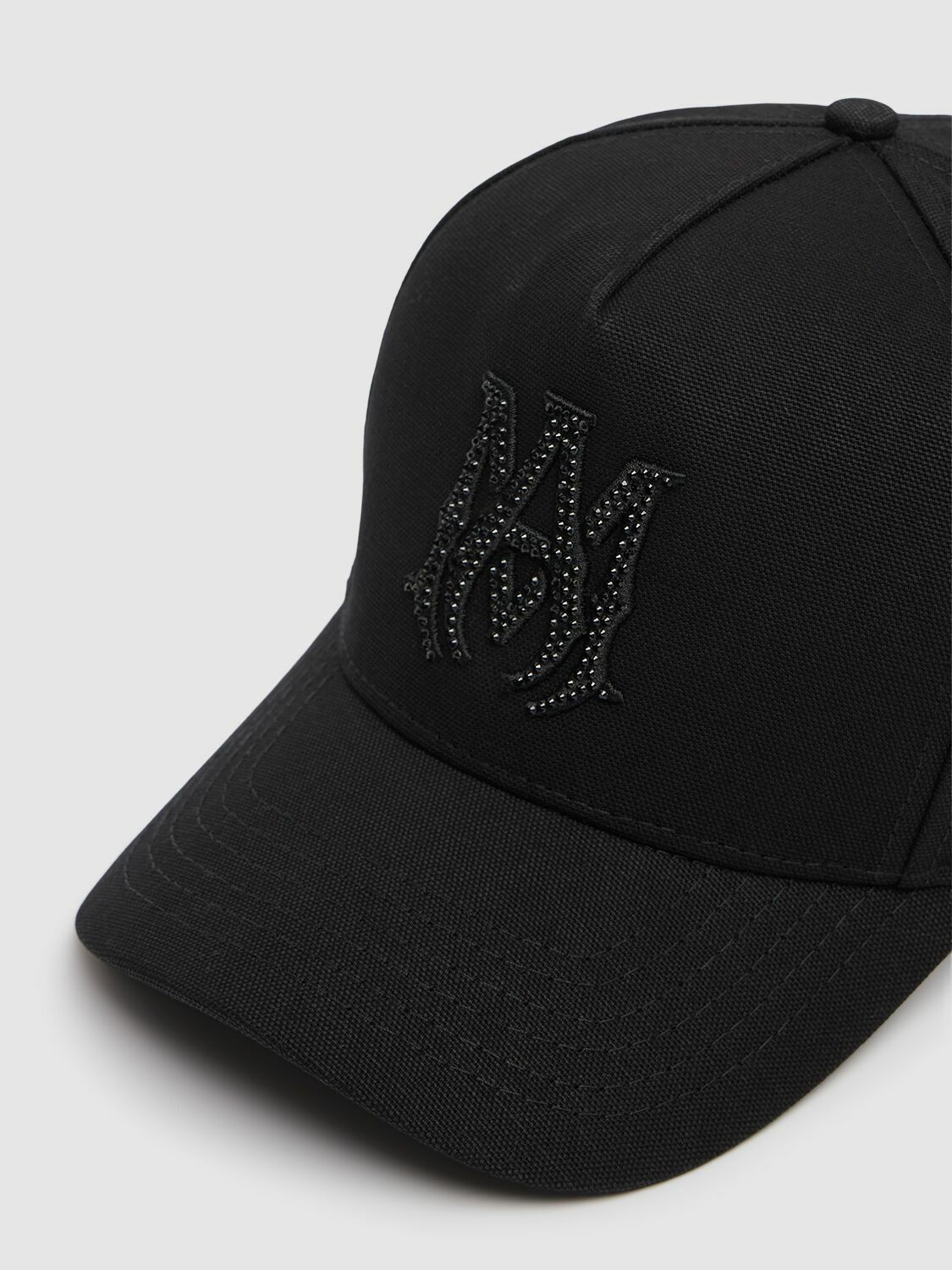 AMIRI Crystal Ma Full Canvas Cap ショッパー付き CRYSTAL MA FULL CANVAS- Black/Black | Parallel