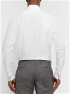 Richard James - White Slim-Fit Double-Cuff Cotton-Poplin Shirt - White
