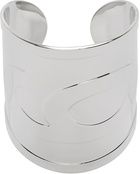 MM6 Maison Margiela Silver M6 Cuff Bracelet