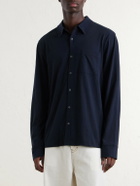 James Perse - Clean Finish Slim-Fit Cotton-Jersey Shirt - Blue