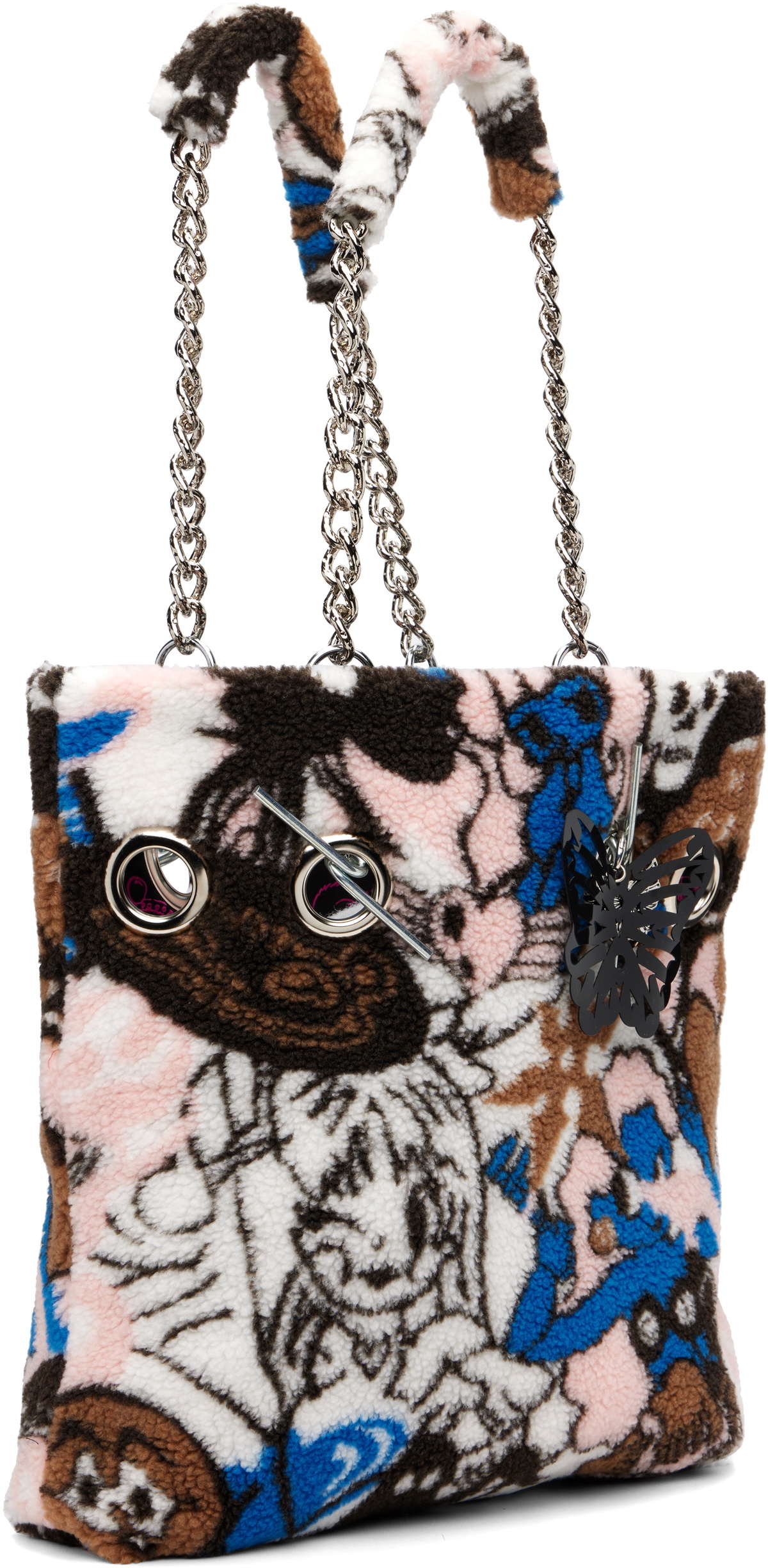 Chopova Lowena Multicolor Fleece Tote