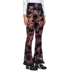 Chopova Lowena Purple Dew Sweeper Mesh Leggings