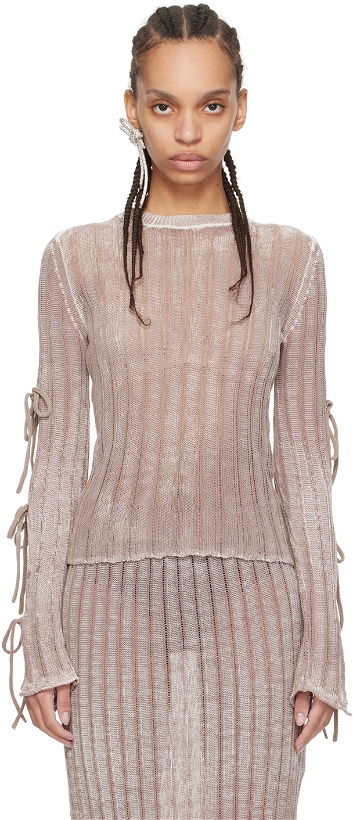 Photo: Acne Studios Pink Knot Sweater