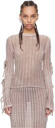 Acne Studios Pink Knot Sweater