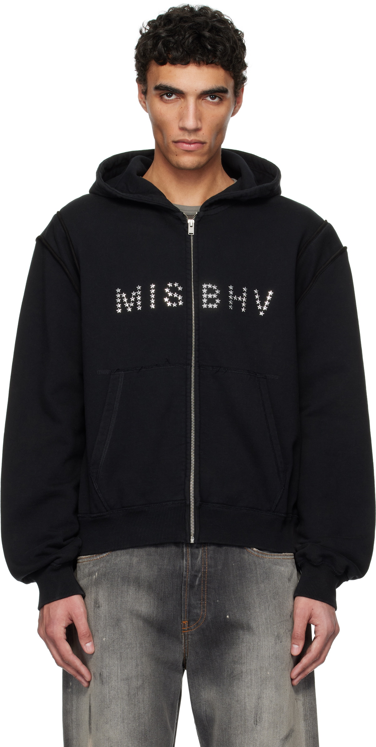MISBHV Black Euphoria Fitted Hoodie MISBHV