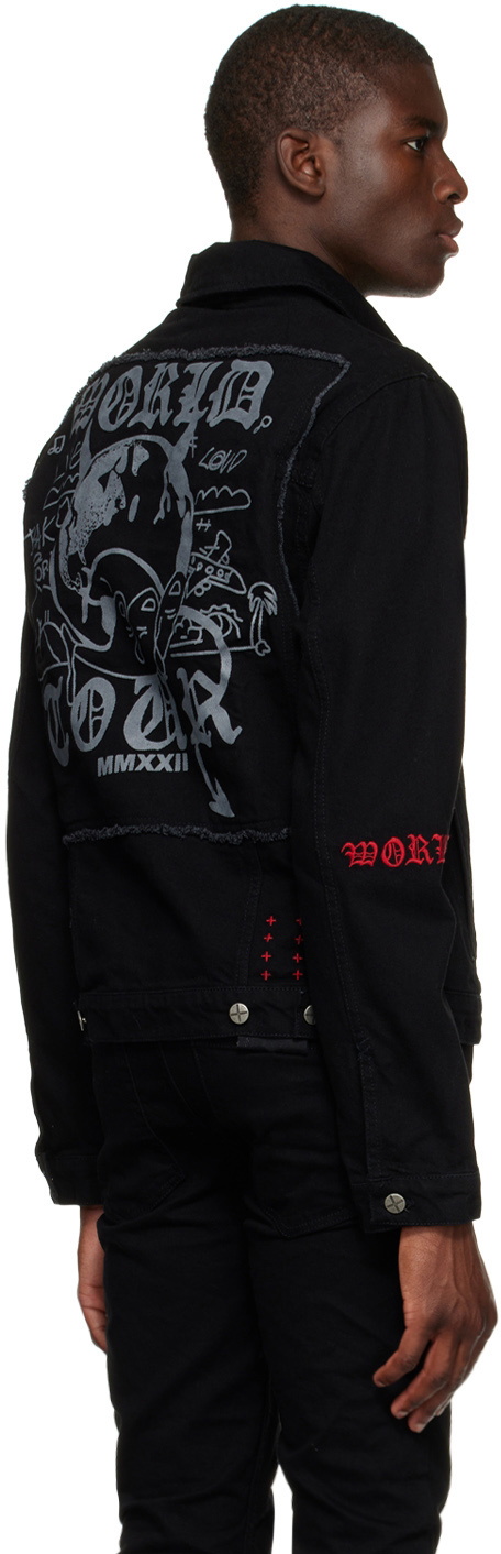 Ksubi Black Devil Denim Jacket Ksubi