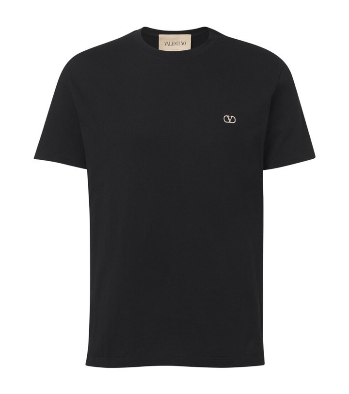 Photo: Valentino VLogo cotton jersey T-shirt