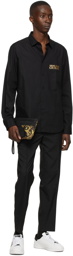 Versace Jeans Couture Black Regalia Baroque Strap Pouch