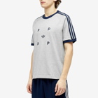 Adidas Men's x Pop Classic T-Shirt in Heather/Navy