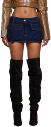 Lado Bokuchava Navy Twentyfive Miniskirt