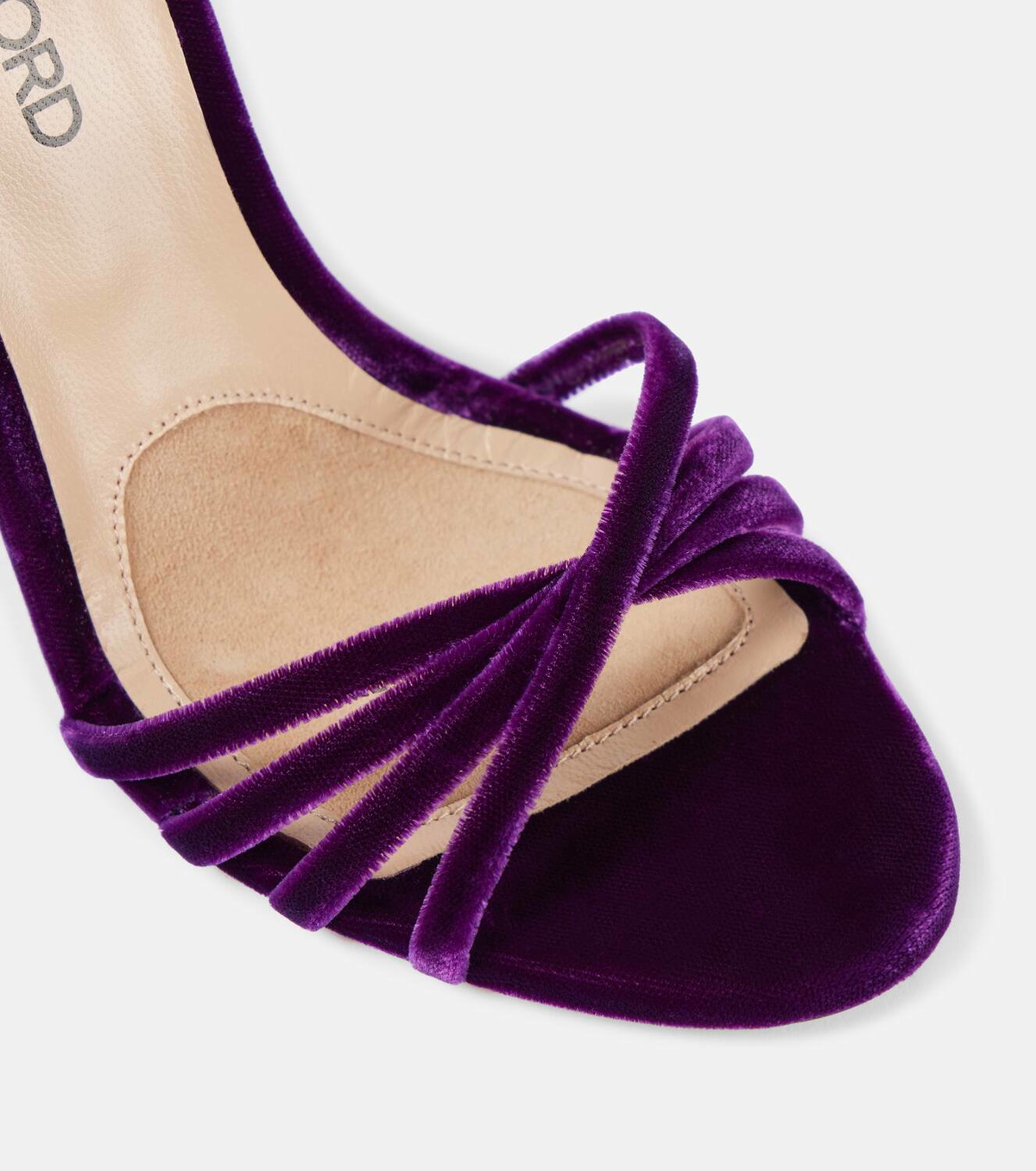 Tom Ford Paradis velvet wedge sandals TOM FORD