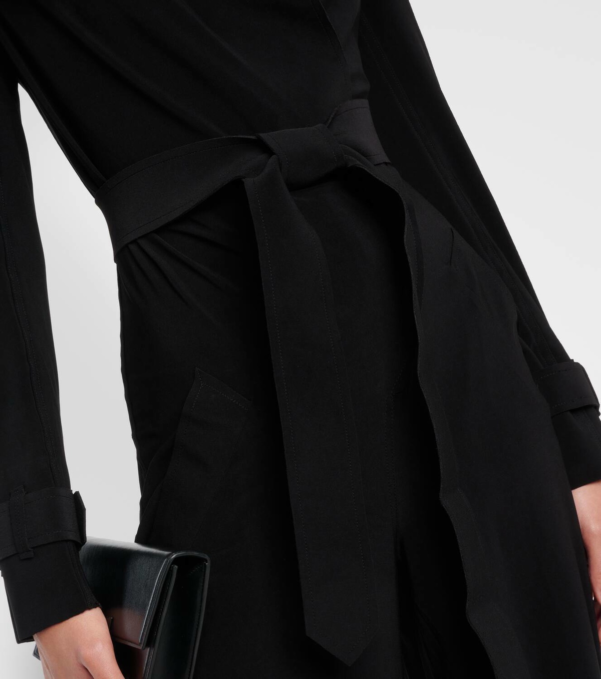 NORMA KAMALI ノーマカマリ ワンピース Belted jersey 737027 Norma Kamali Belted jersey jumpsuit Norma Kamali