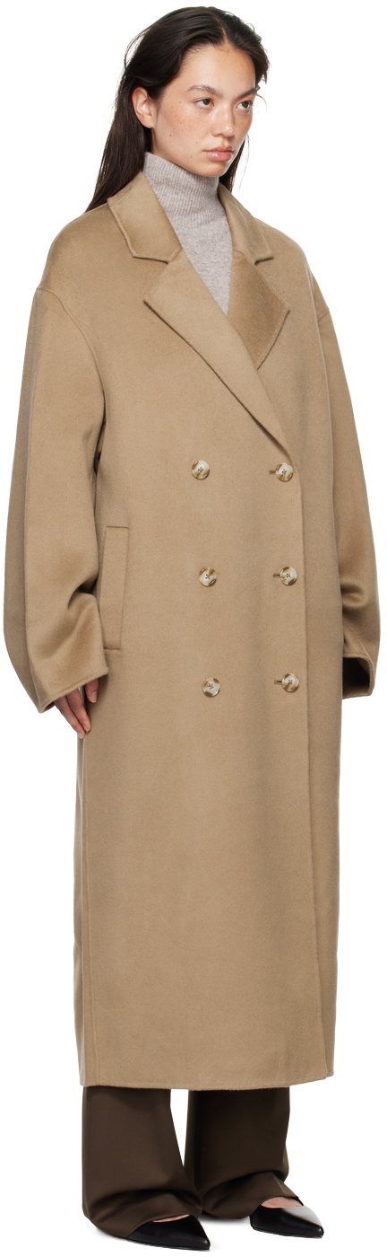 Loulou Studio Taupe Borneo Coat Loulou Studio