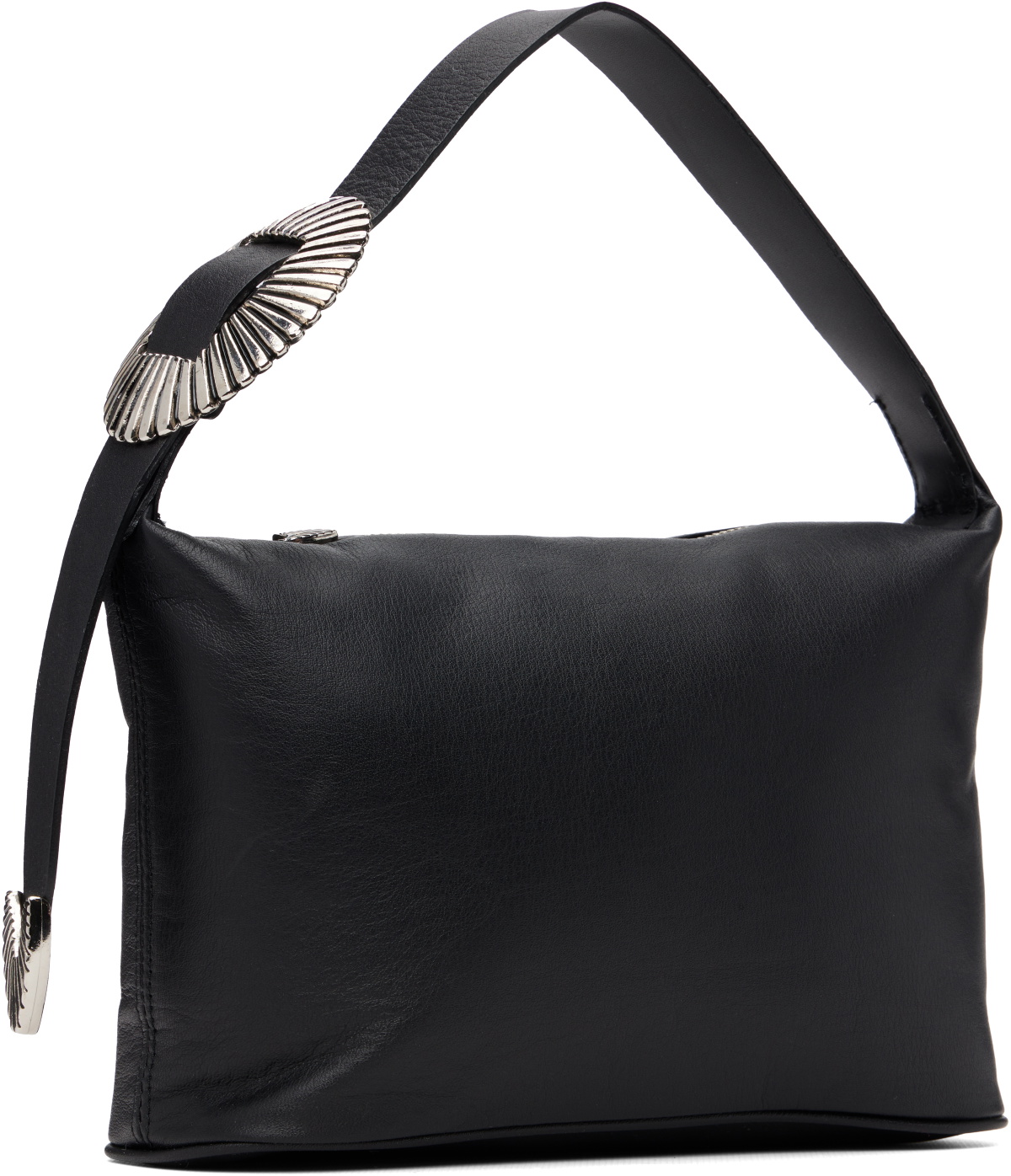 Toga Virilis Black Leather Mini Pouch