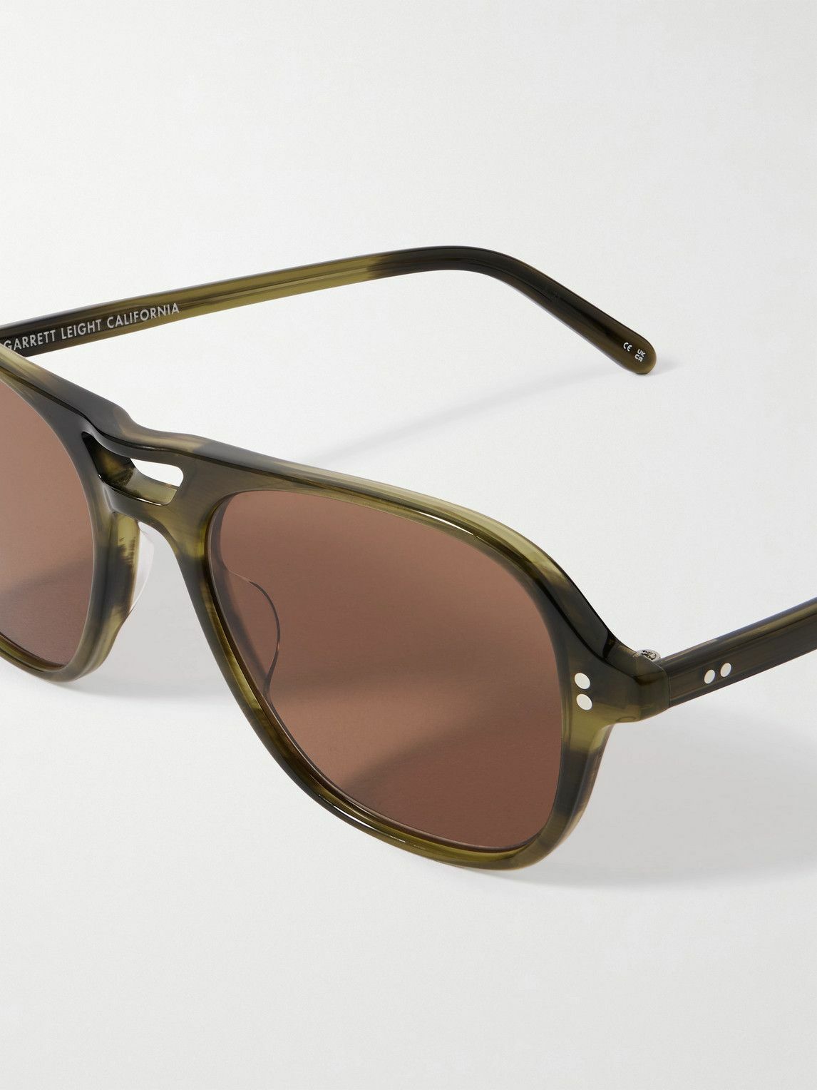 Garrett Leight California Optical - Doc Aviator-Style Acetate Sunglasses
