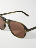 Garrett Leight California Optical - Doc Aviator-Style Acetate Sunglasses