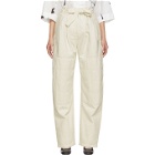 Lemaire Off-White Martial Jeans