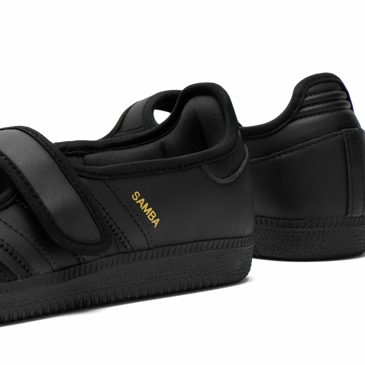 Adidas Women's Samba Jane Sneaker in Core Black/Core Black/Core Black