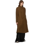 Haider Ackermann Brown Wool Proud Coat