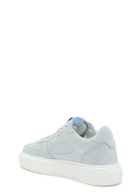Cleens Court Panelled Suede Sneakers Blue