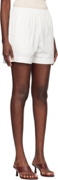 Nothing Written White Yaphi Shorts