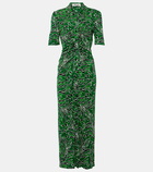 Diane von Furstenberg Printed jersey midi dress