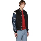 Givenchy Black Wool 4G Bomber Jacket