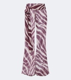Bananhot Bowie zebra-pants wide-leg pants