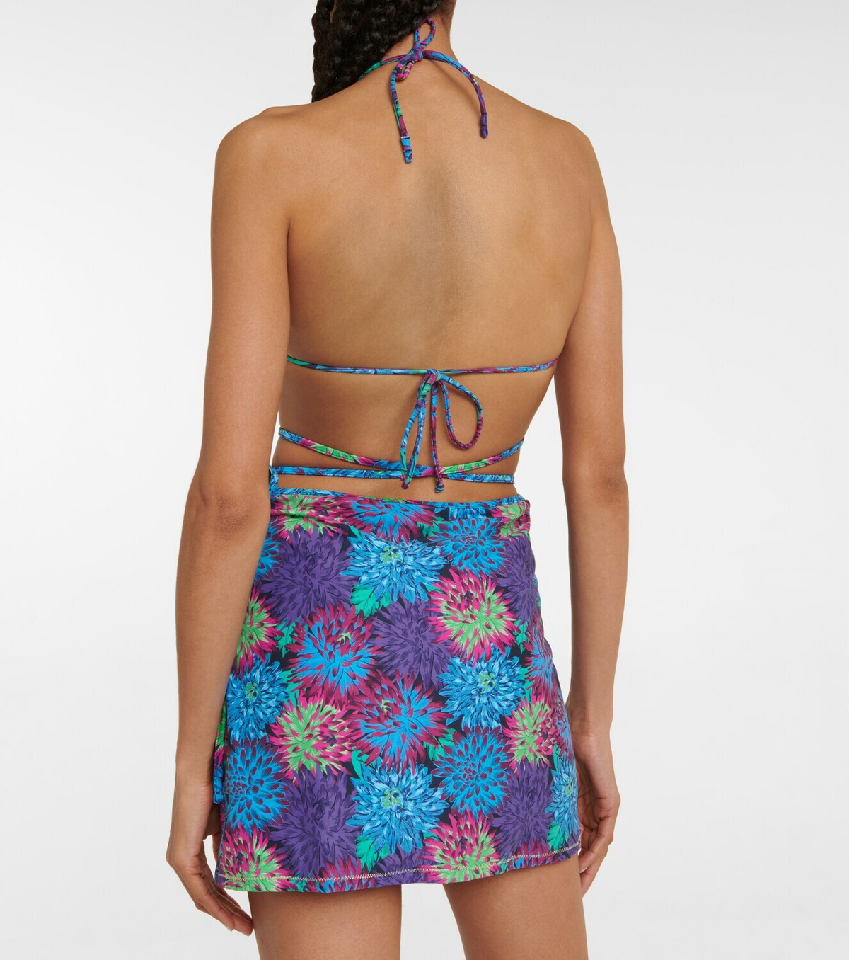 Reina Olga Behati floral miniskirt