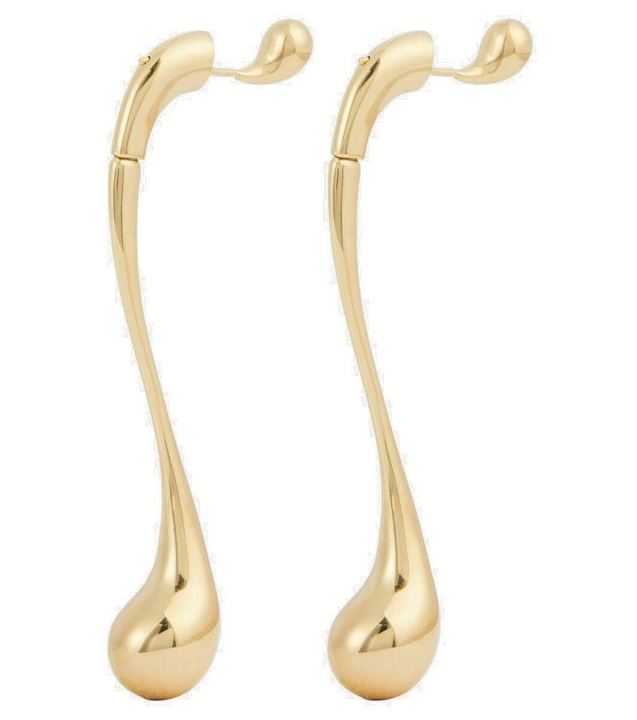Photo: Bottega Veneta Drop 18kt gold-plated sterling silver earrings