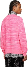 Dries Van Noten Pink Crewneck Sweater