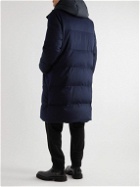 Loro Piana - Quilted Cashmere Down Parka - Blue