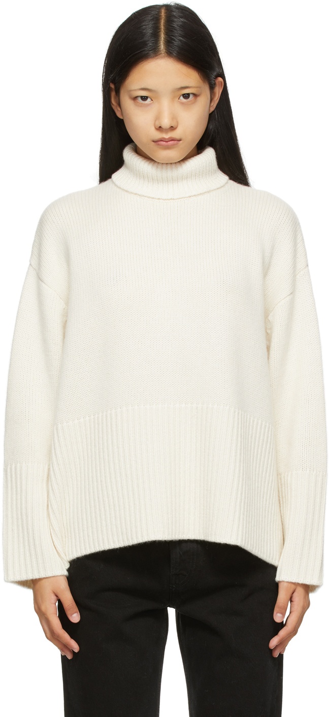 Totême Off-White Heavy Cashmere Sweater Toteme
