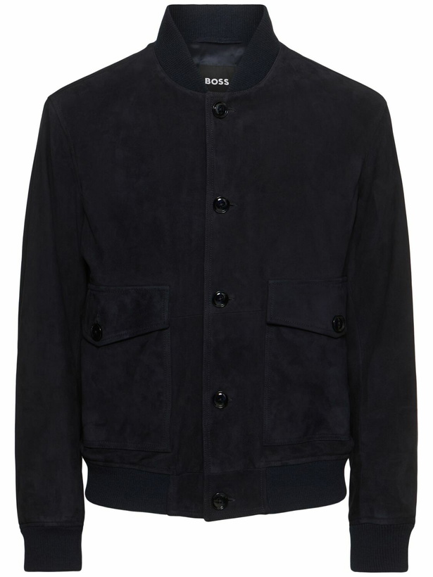 Photo: BOSS Melot Suede Jacket