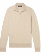 Loro Piana - Slim-Fit Cashmere Half-Zip Sweater - Neutrals