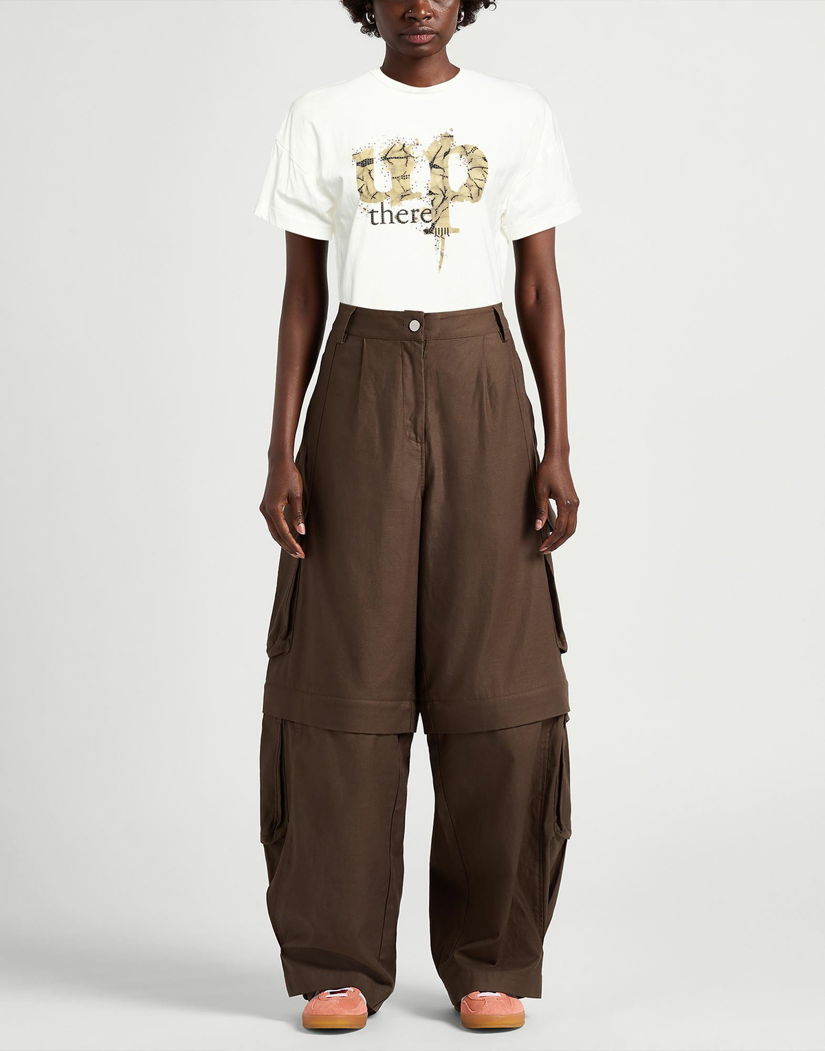 Jijil Womens T-shirt Cream