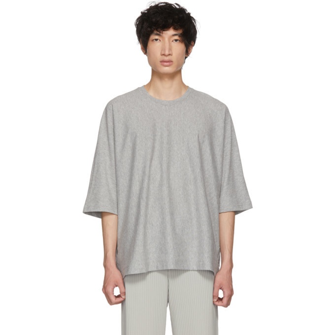 Photo: Homme Plisse Issey Miyake Grey Release T-Shirt