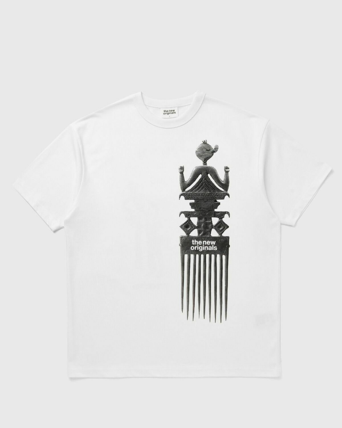 The New Originals FREDDY COMB TEE White Mens Shortsleefe