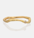 Elhanati - Solitaire 18kt gold ring with diamond