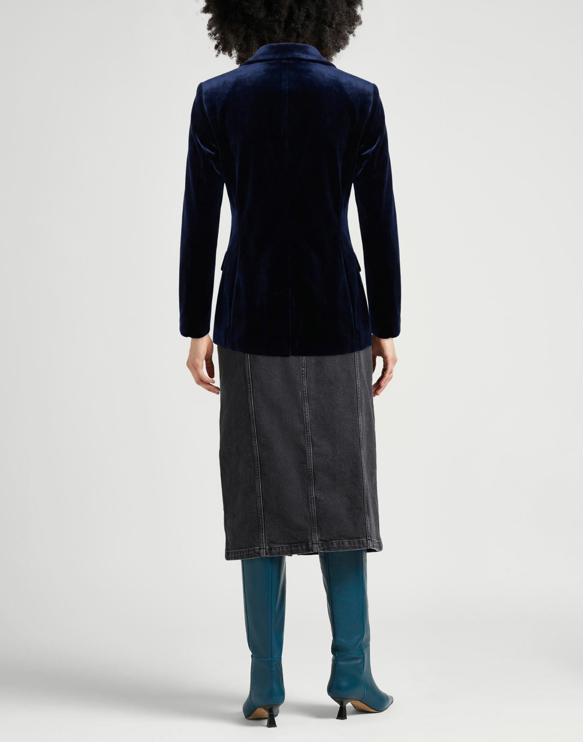 Chiara Boni La Petite Robe Womens Blazer Midnight in Blue