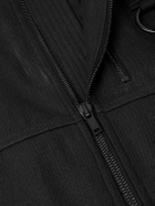 Rick Owens - Belted Linen and Wool-Blend Bomber Jacket - Black