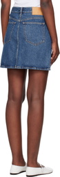 Filippa K Blue Patch Pocket Denim Miniskirt