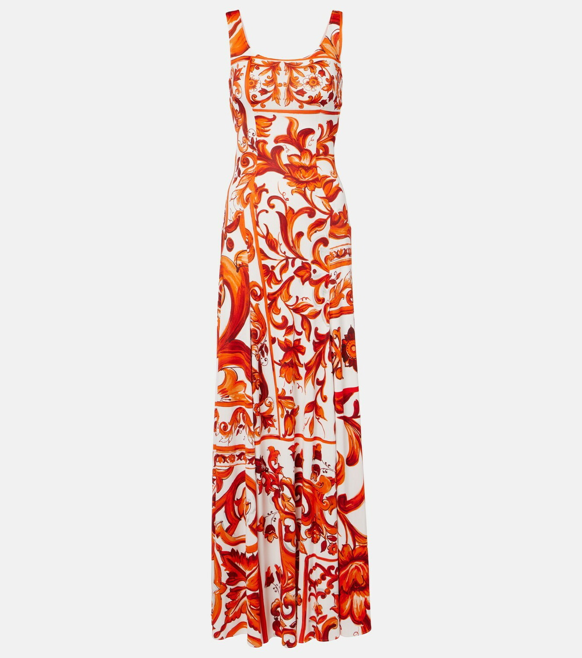 Dolce&Gabbana Majolica organza midi dress